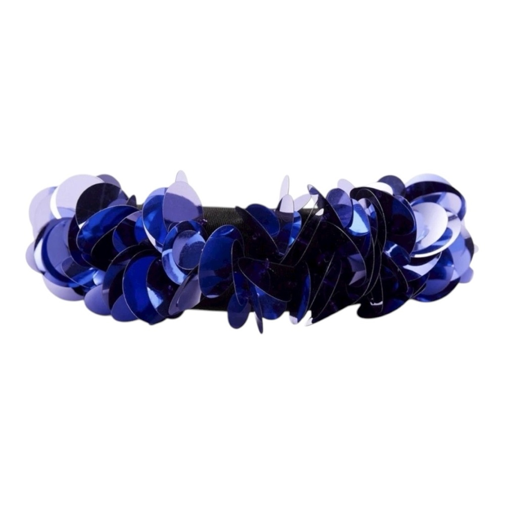 💙 ZARA Padded Sequin Headband | Size M - Picture 3 of 7